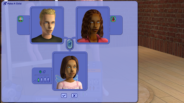 Sims 2 CAS Genetics