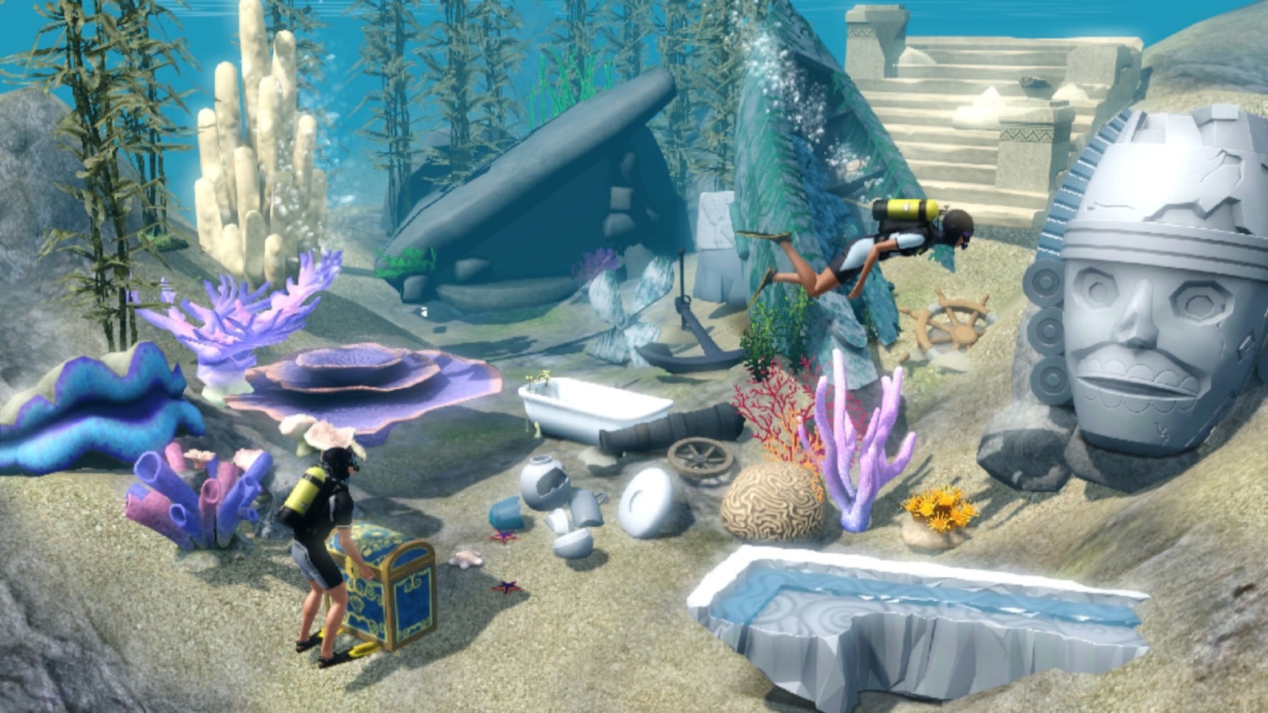 The Sims 3 Island Paradise official screenshot of beach life in Isla Paradiso