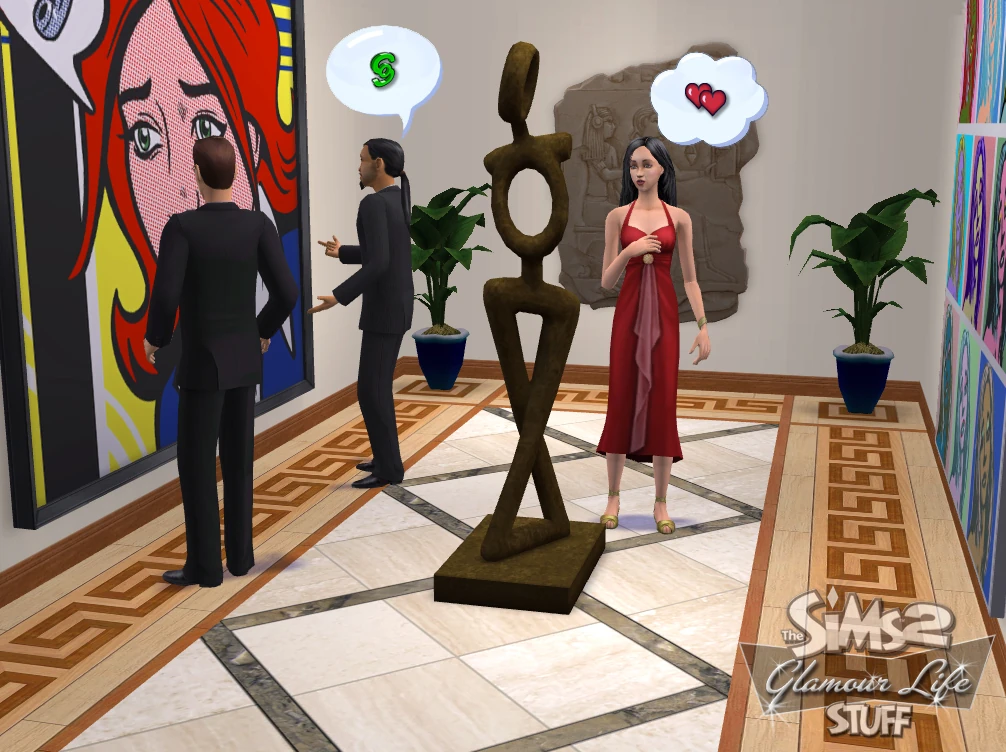The Sims 2 Glamour Life Stuff art gallery screenshot