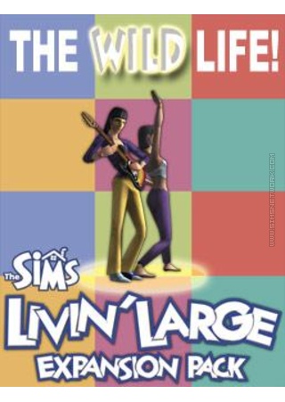 The Sims: Livin' Large for Mac box art packshot