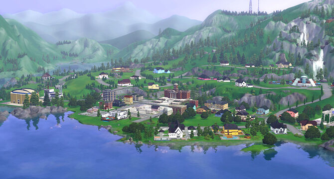 The Sims 3 world: Hidden Springs list of lots and houses