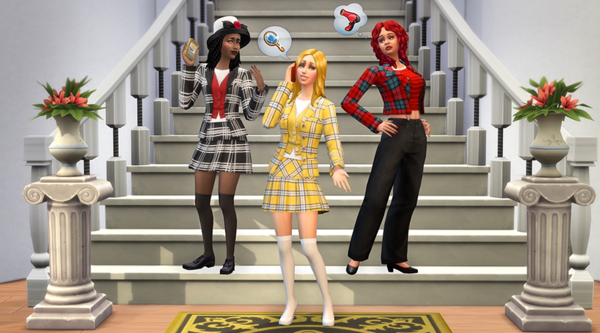The life simulation game is getting two new fashion kits for “Mean Girls” and “Clueless,” upgrading players’ online closets with ‘90s and ea