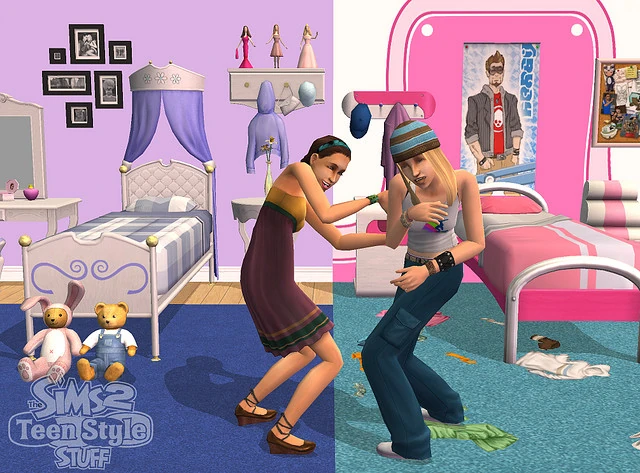 The Sims 2 Teen Style Stuff makeover screenshot