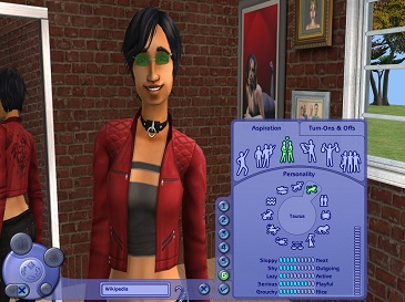 Create-a-Sim tool inThe Sims 2