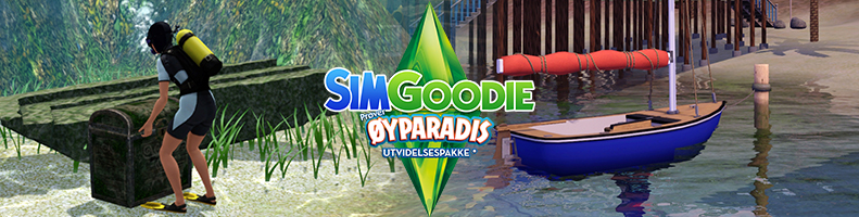 The Sims 3 Island Paradise preview banner from SimGoodie