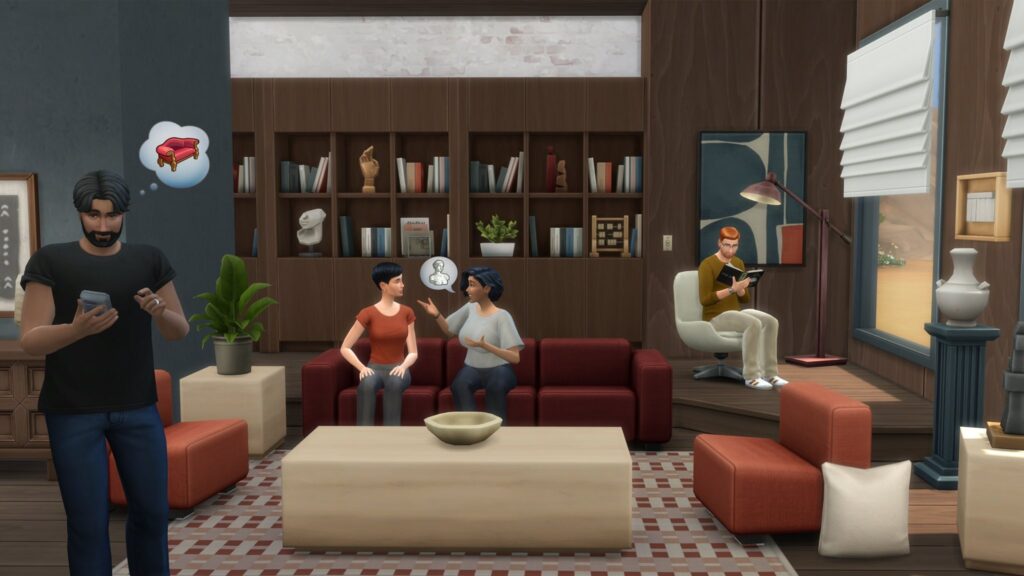 The Sims 4 Kit: Refined Living Room