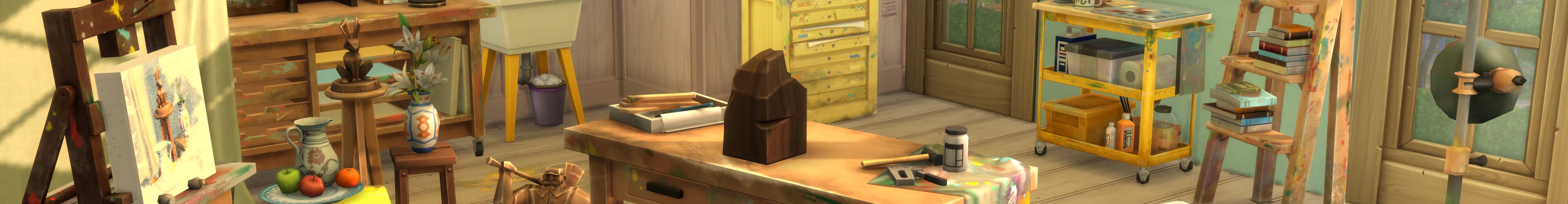 Sims 4 Artist Studio Kit Official Screen