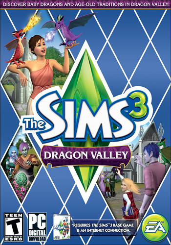 The Sims 3 Dragon Valley Box Art (Thumbnail) | SimsVIP